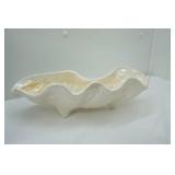 Vintage Lusterware Porcelain Clam Shell Dish