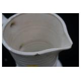 Vintage Pottery Pitcher: Made in Japan 8.5"tall