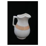 Antique Victorian Washstand Pitcher: T. Pottery Works 11"x7.5"