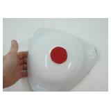 Vintage Murano Art Glass Bowl with Gold Swirl