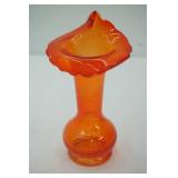 Vintage Jack-in-the-Pulpit Art Glass Vase