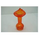 Vintage Jack-in-the-Pulpit Art Glass Vase