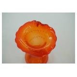 Vintage Jack-in-the-Pulpit Art Glass Vase