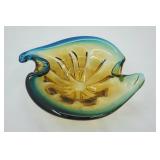 Vintage Murano Art Glass Bowl: Seguso / Flavio Poli