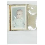 Antique/Vintage Photo Case; Jeweled Ashtray; Murano Compact, Clock