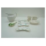 Vintage/Antique Purple Transferware, Homer Laughlin Hudson Bone Side Dishes