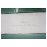 Deltis Made in Portugal Geen Ceramic Rectangular Serving Dish or Planter