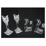Vintage Crystal Candlestick Holders