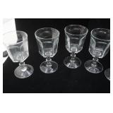 Crystal Stemware & Etched Clear Glass Stemware