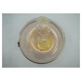 Vintage Gold Fleck Apple Trinket Box