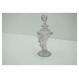 Vintage Glass Perfume Bottle: Cherub/Angel
