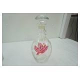 Vintage Avon Green Nile Bottles; Bohemian Crystal Decanters