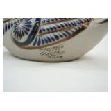 Vintage Tonala Mexican Folk Art Pottery Bird Figurines