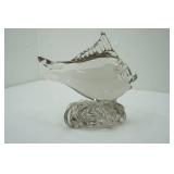 Vintage Murano Fish & Amber Bird