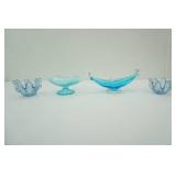 Vintage Blue Glass Collection