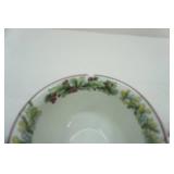 Set of 4 Adams Ironstone Mugs & Plates; Clear Mugs