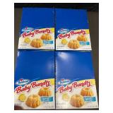 IA 3 - Hostess Baby Bundts Lemon Drizzle 4 Boxes, Sealed - 24 Mini Cakes (Best by 5/2025)