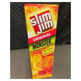 HI 5 - Slim Jim Monster Size Original Smoked Snack Sticks 18 Count Bulk Box