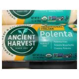VT 3 - Ancient Harvest Organic Traditional Polenta Lot of 5, 18 oz Each, Best by 05/2026