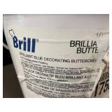 Trol - Brill Brilliant Blue Decorating Buttercream Frosting, 14 lb Pail, Exp 07/2025