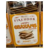 UT 3 - Firehook Crispy Grahams Honey Crackers Bulk Lot, 7 oz Packs (Best By 02/10/25)