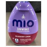 GA 4 - Mio Unwind Blueberry Lemon Water Enhancer, 3 Bottles, 1.62 oz Each