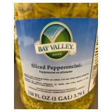 BP - Bay Valley Sliced Pepperoncini 1 Gal Jar - Unopened