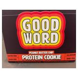 KS 4 - Good Word Protein Cookie Peanut Butter Chip 12-Pack, Gluten-Free