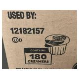 ID 5 - Coffee-mate Vanilla Caramel Creamer Singles, 180 Count, Best by Apr 2025