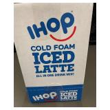TX 1 - IHOP Cold Foam Iced Latte Drink Mix, Choc Chip, 6 Pack, 5.82 oz Each