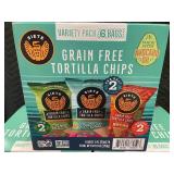 KY 2 - Bulk Lot Siete Grain Free Tortilla Chips Variety Packs - 3 Boxes (18 Bags Total)
