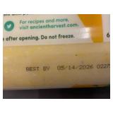 VT 3 - Ancient Harvest Organic Traditional Polenta Lot of 5, 18 oz Each, Best by 05/2026