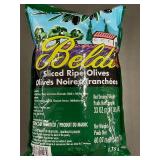 WY 3 - Beldi Sliced Ripe Olives, 60 oz Bag, Product of Morocco