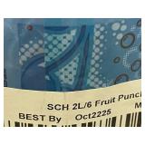 SD 2 - Super Chill Fruit Punch Soda 2L Bottles - 6 Pack Bulk Lot (Best by Oct 2025)