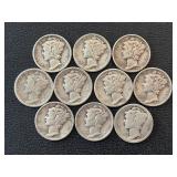 Mercury Silver Dimes