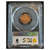 1969 Lincoln Cent PCGS MS65 Red