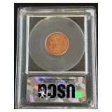 1949 Lincoln Cent USCG MS66 Red