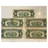 Red Seal $2 Dollar Notes