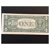 1995 Green Seal $1 Dollar Federal Reserve Note Uncirculated