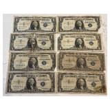 Blue Seal $1 Dollar Silver Certificates 1 Star Note