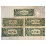 Blue Seal $1 Dollar Silver Certificates