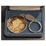 1983-S Olympic Silver Dollar on Key Ring