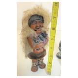 Vintage Eskimo / Inuit Collectibles Including Peace Pipe