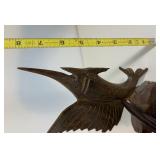 Hand Carved Hardwood Fish Sculptures - Dolphin, Marlin, Shark & Swordfish