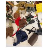 Vintage Toy Lot Including Many GI JOE ACCESSORIES