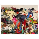 LARGE LOT of Plastic Toys, Cowboy, Western, Native, Army Men etc.