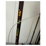 Lot of Fishing Poles, Some with Reels