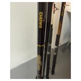 Lot of Fishing Poles, Some with Reels