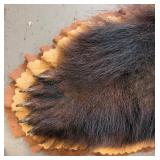 BEAUTIFUL!  5 1/2 foot Taxidermy Black Bear Rug