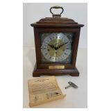 Vintage Howard Miller No 141 Cased Clock with Key - Untested